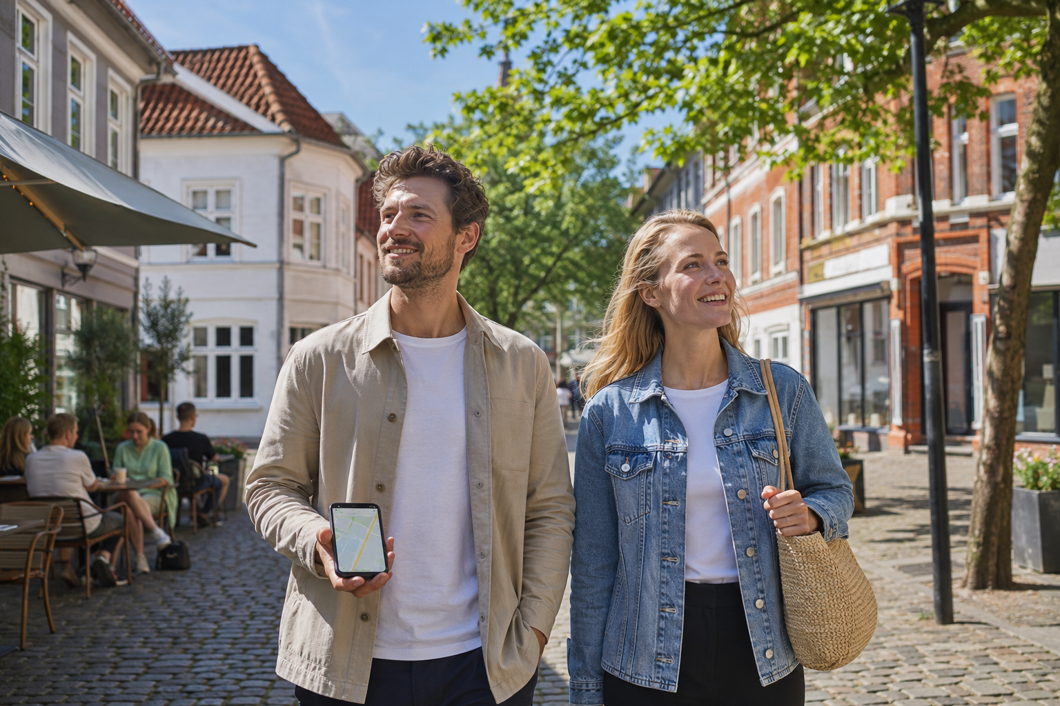 Horsens uden skærmen som rejseleder: Planlæg digitalt – oplev byen analogt